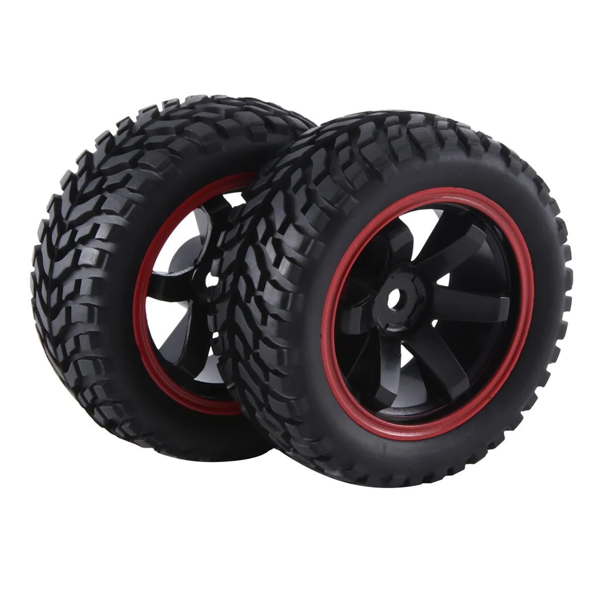 Y34A 4개 75mm 휠 타이어 144001 144010 124007 124019 TT02B 1/10 1/12 1/14 RC 자동차 오프로드용