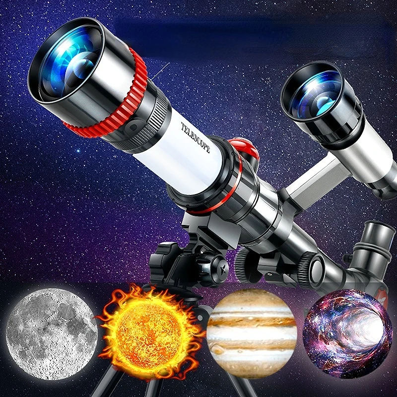 

Outdoor Telescope Professional Kids Astronomical Telescope Stargazing High Magnification Moon Space Planet Tripod for Children