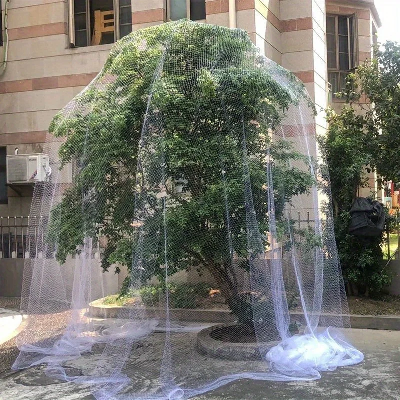 רשת ניילון עמידה לציפורים, רשת תרנגולת מרובת שימושים וגינה, מחסום סנאי עמיד - התקנה קלה