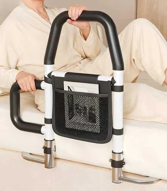For Bedside Handrail Railing Anti Drop Stand Up Device Bed Guardrail Get Up Aid Rack Household Elderly Safety Support