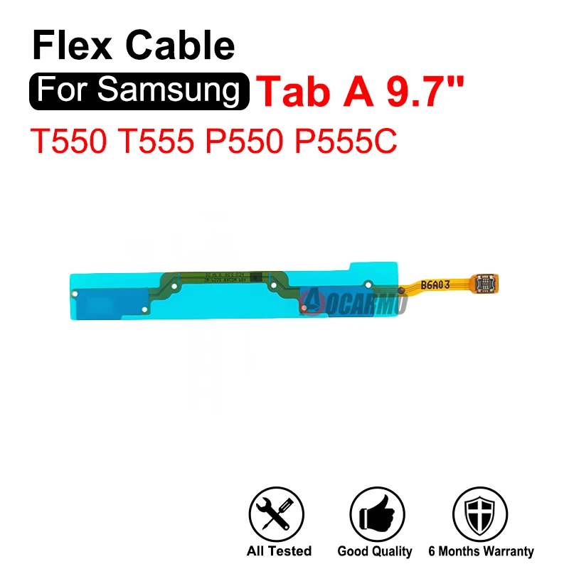 

For Samsung Galaxy Tab A 9.7" SM- T550 T555 P550 P555C Induction Sensor Home Return Key Button Flex Cable Repair Parts