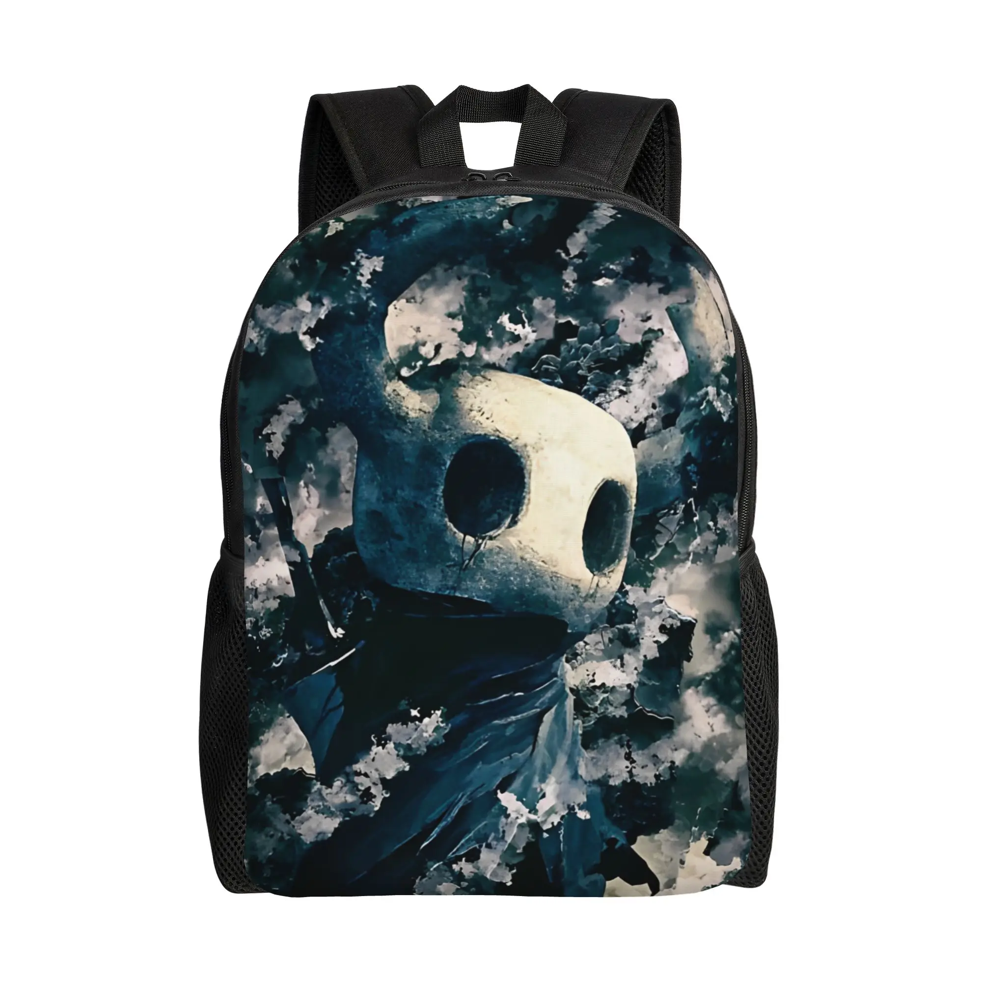 

Рюкзак Hollow Knight Ghost для мужчин и женщин, стильный студенческий рюкзак для работы, сумка через плечо для ноутбука, для активного отдыха