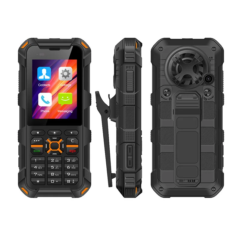 Intercomunicador 4G UNIWA F20 Tela sensível ao toque de 2,4 polegadas Android Smart Handheld Walkie Talkie 4G PoC Rádio PTT