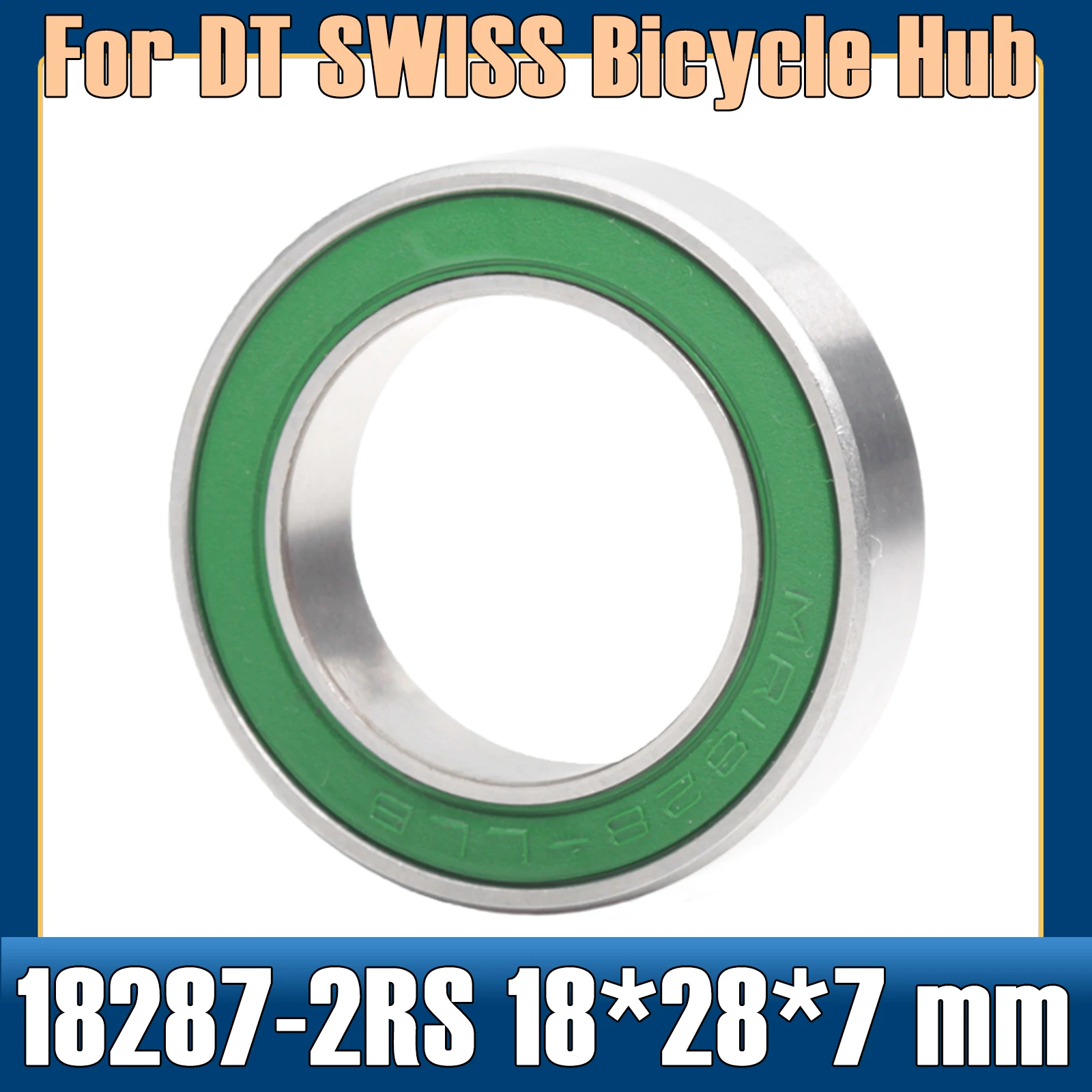 

18287-2RS Bearing 18*28*7 mm ( 1 PC ) 18287 RS Bicycle Hub Front Rear Hubs Wheel 18 28 7 Ball Bearings