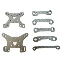 wltoys 144001 144010 144002 upgrade parts Carbon fibre chassis shock bracket arms fixed parts set accessories part