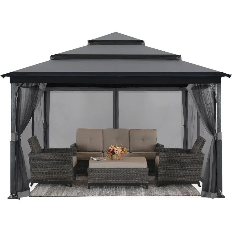 

Outdoor terrace pavilion, rooftop canopy pavilion Perfect for backyards, patios, lawns, courtyards and other outdoor spaces