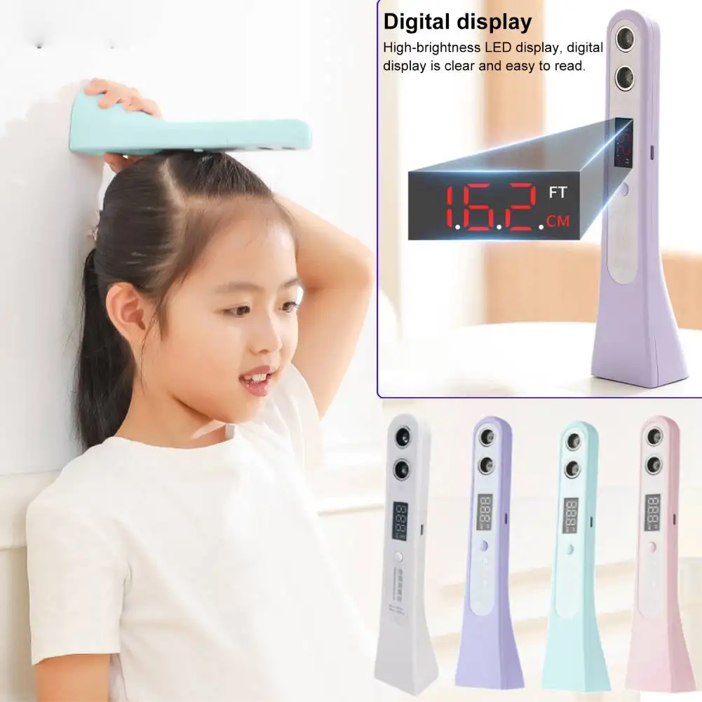 Medidor de medición de altura ultrasónico, regla de medición de altura Digital de alta precisión, estadiómetro de medición de altura para adultos y niños