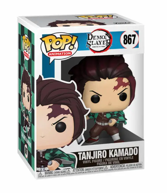 Funko Pop Demon Slayer Tanjiro Kamado 867 #   Figuras de Vinilo Coleccionables, Muñecas, Regalos de Navidad, Juguetes Coleccionables