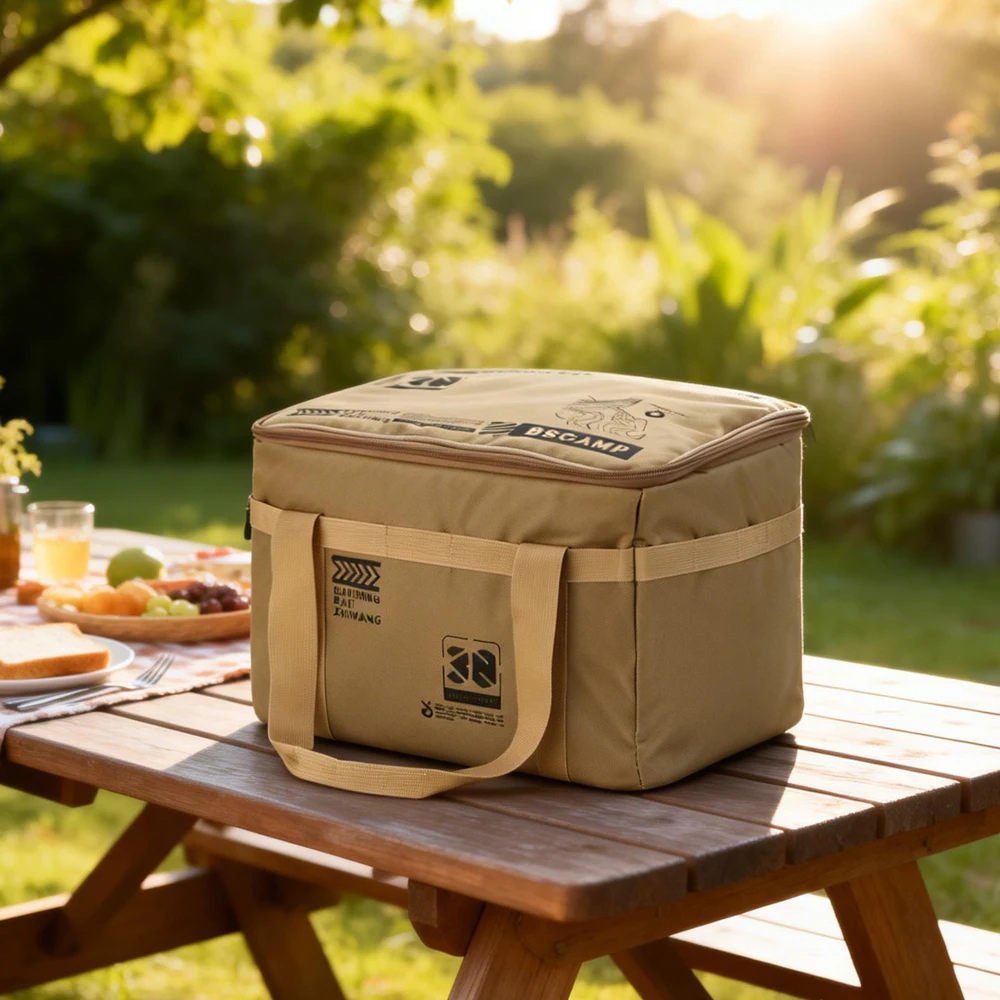 Thickened 30/42L Camping Storage Bag Foldable Large Capacity Picnic Storage Bag Sturdy Waterproof Storage Boxes Outdoor