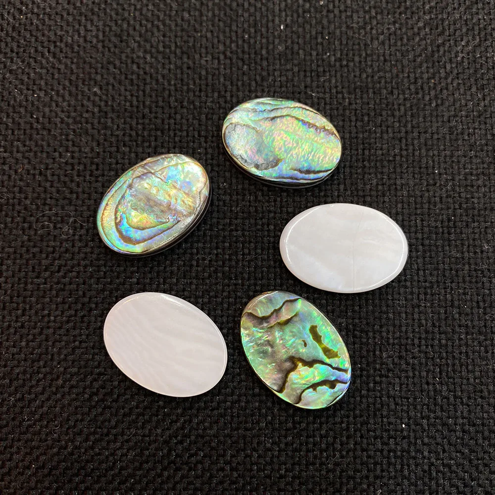 10x14mm Oval Shape Natural Abalone Shell Loose Bead Multicolor   for Jewelry Making Necklace Bracelet Earring Accessory