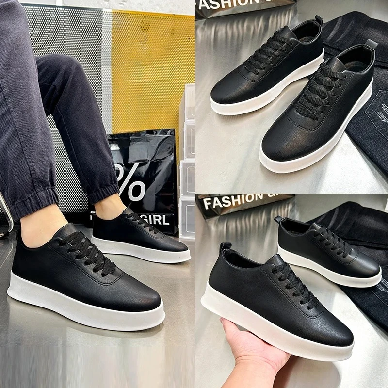 

Spring/Autumn Men/Women Fashion Soft Thick Sole Lace-Up casual sneakers Fashion comfortable Platform Sport Shoes Work Shoes