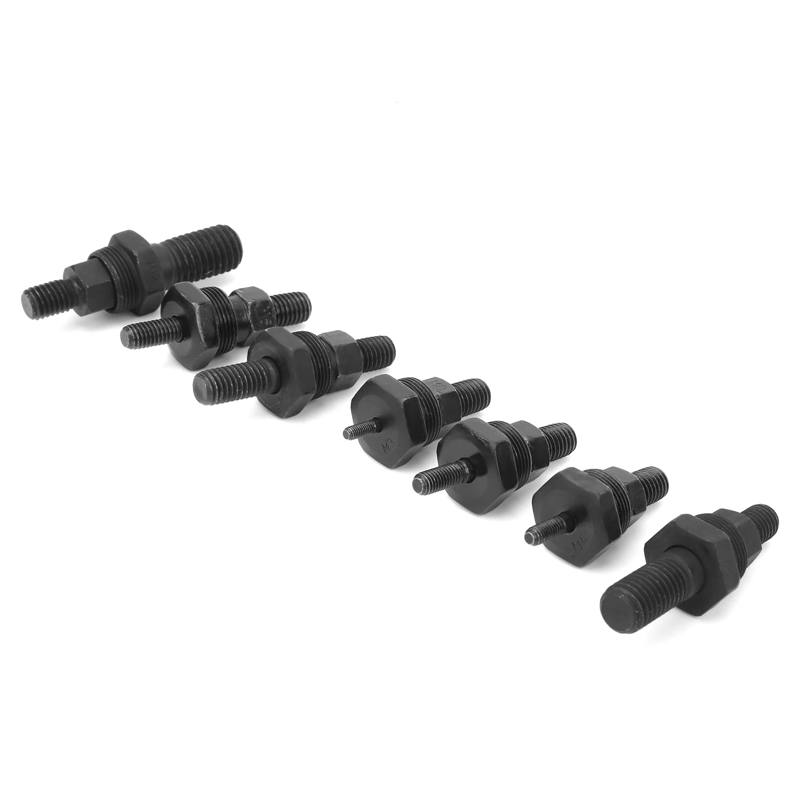 14Pcs Rivet Nut Gun Head Manual High Speed Steel Hardware Tools M3/M4/M5/M6/M8/M10/M12