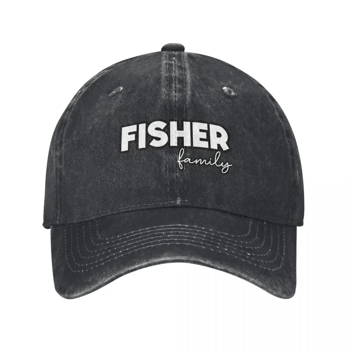 Fisher family name surname Baseball Cap Brand Man cap Anime birthday Golf Wear Women Hats Men's