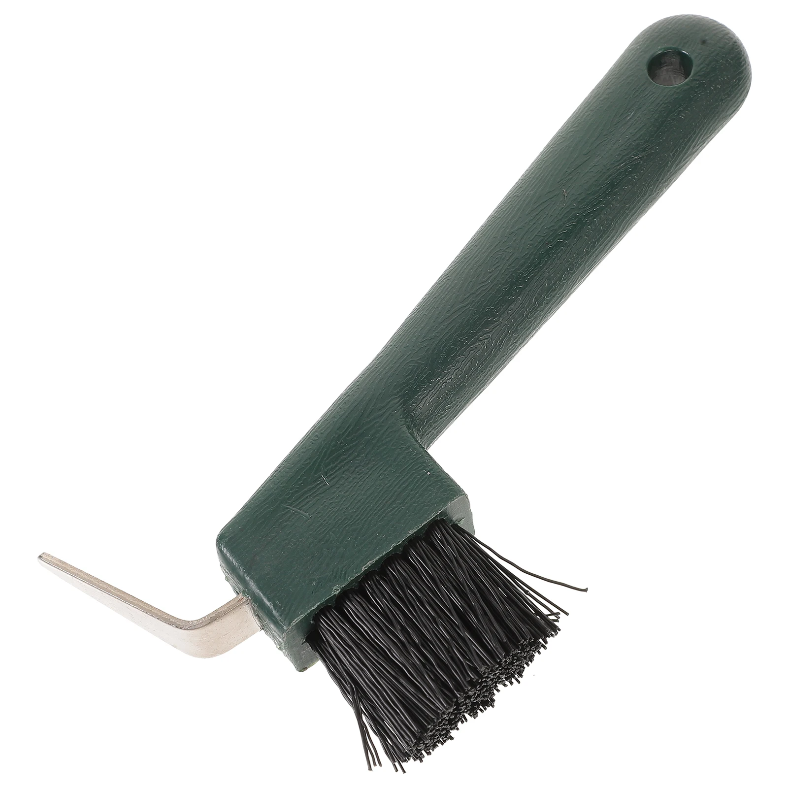 

Heavy Duty Horse Hoof Pick Brush Reinforced Iron Plastic Durable Grooming Tool Efficient Cleaning Mud Removal Portable Horseshoe