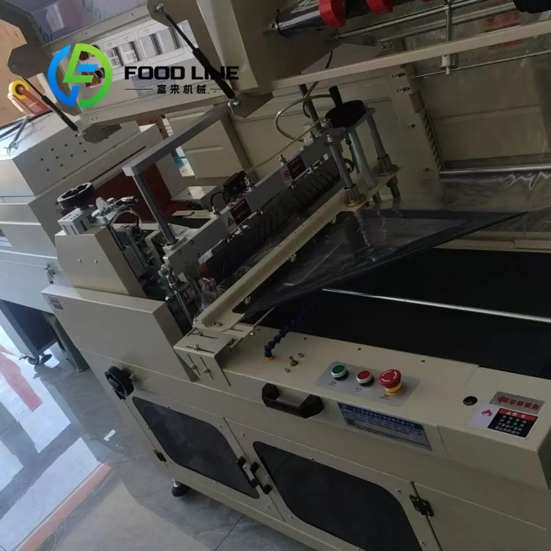 Automatic Sealing Cutting Shrinking Machine for Gift Box Tableware Courier Packaging Various Products High Quality Customize view 2