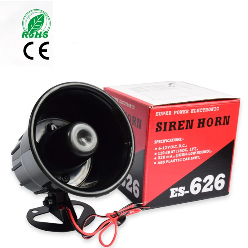 

DC12V /DC /AC110V/AC220V Wired Alarm Siren Horn without Flash with Alarm Volume Reach 105 +/-3dB/lm DC12V /DC /AC110V/AC220