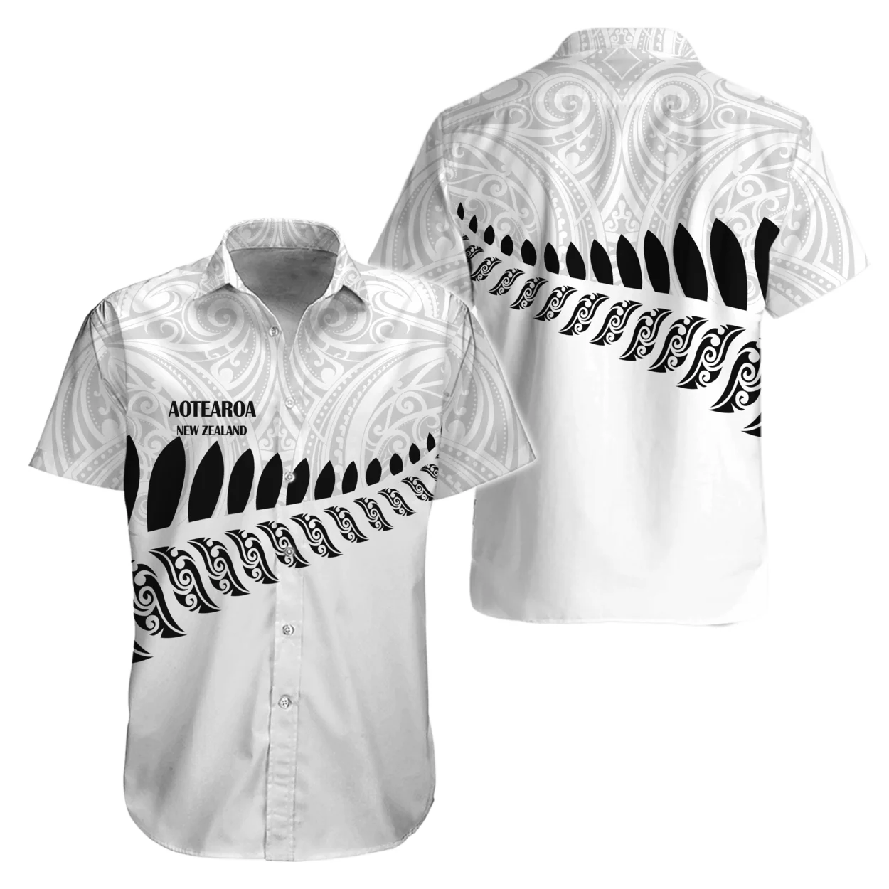 

New Zealand Aotearoa 3D Shirt Summer Beach Hawaiian Shirt Men Short Sleeve Shirt Men Shirts 2023 Oversized 5XL Chemise Homme-012