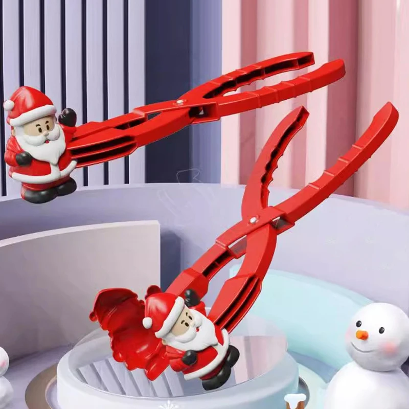 Santa Claus Snowball คลิป Santa Claus ของเล่นคลิปเด็กเล่น Gitfs Snowball Maker แม่พิมพ์วัสดุคุณภาพสูงทนทาน