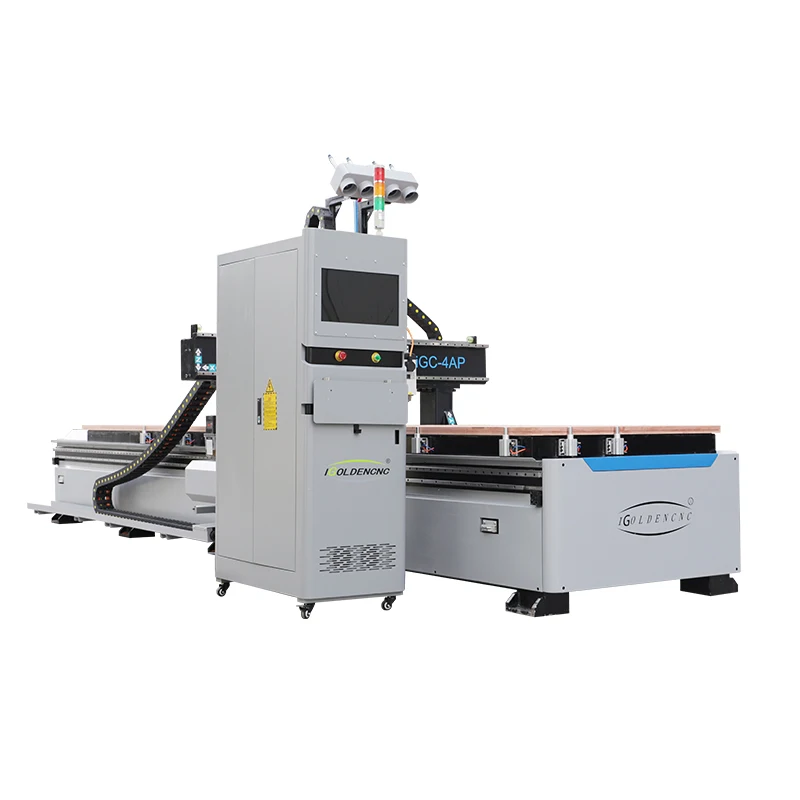 Four Processes 1325 Wood Machine Nesting Cnc Router Automatic Wooden Furniture Making Machine