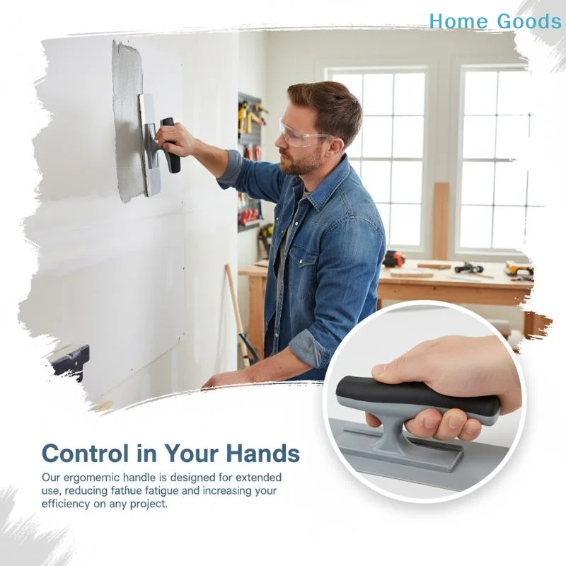 Espátula de Parede Preferencial para Placas de Gesso, Construção Robusta, Grande Área de Cobertura, Ideal para Projetos DIY Domésticos, Aplicação de Gesso, Rejunte e Pintura