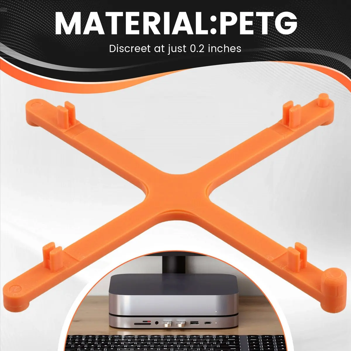 @HUND BUY~For Mini /MA Pro 2024 Host Bracket Enhanced Stability and Functionality Computer Accessories Expansion Orange