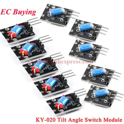 1Pc-20 Stuks KY-020 Standaard Tilt Hoek Schakelaar Module Trillingen Schakelaar Sensor 5V Laag Niveau Spanning Singnal uitgang voor Arduino Flip