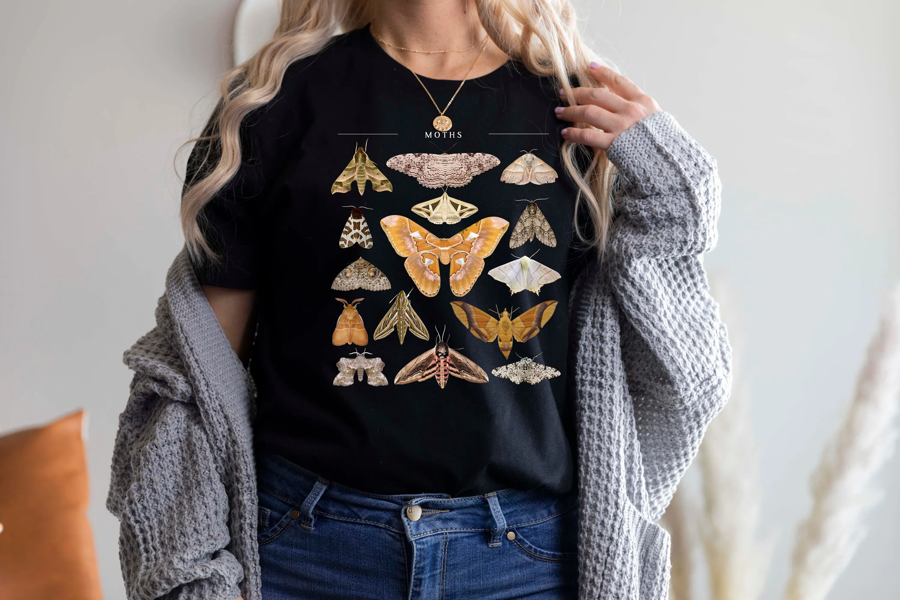 Moth Catalog T shirt Bug Cottagecore InsecT Aesthetic Goblincore Clothing