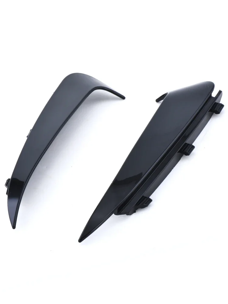 For Mercedes Benz C Class W205 C205 S205 Rear AMG Canard Flaps A205 Coupe Sedan Wagon T Model Cabriolet Gloss Black Carbon Fiber