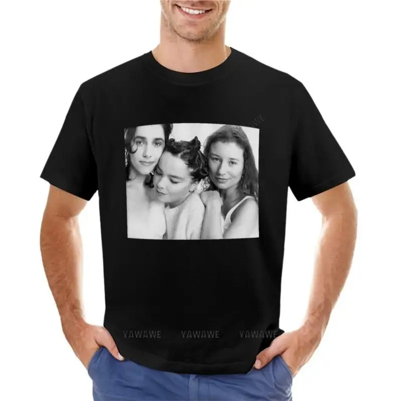 Camiseta de algodón para hombre, camiseta rara con retrato de Bjork, PJ Harvey y Tori Amos, camiseta gráfica, ropa para hombre, camisetas de marca