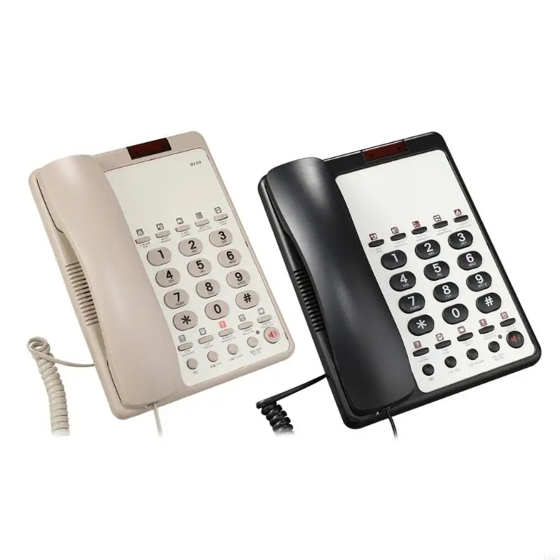 B188B Big Button Landline Phone Fixed Landline Phone Speed Dials for Hotel Photo K92C