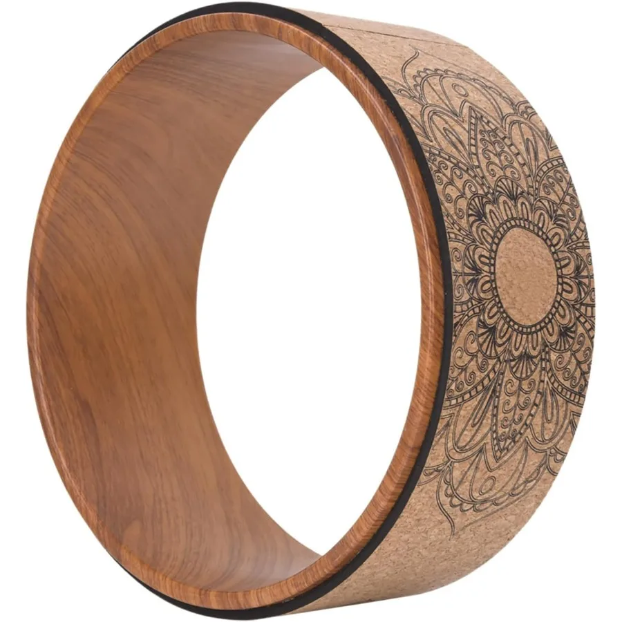 

Колесо для йоги из полиуретановой резины высокой плотности для растяжки и гибкости, помогает поддерживать боли и растяжение, разрыв, гибкий ролик,