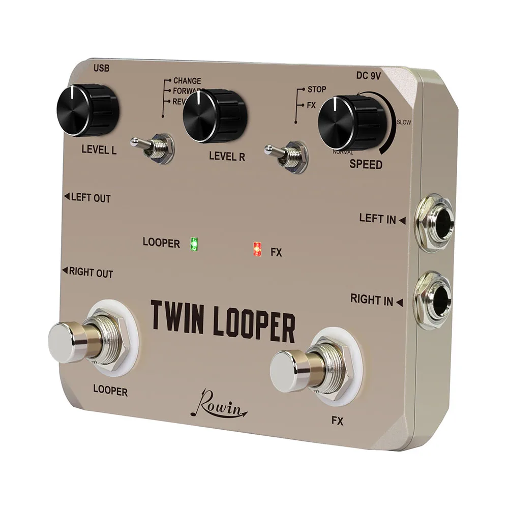 

Loop Station Guitar Effect Pedal Guitar Effector Aluminum-alloy Adjustment Volume Multi-function For Electric Guitar