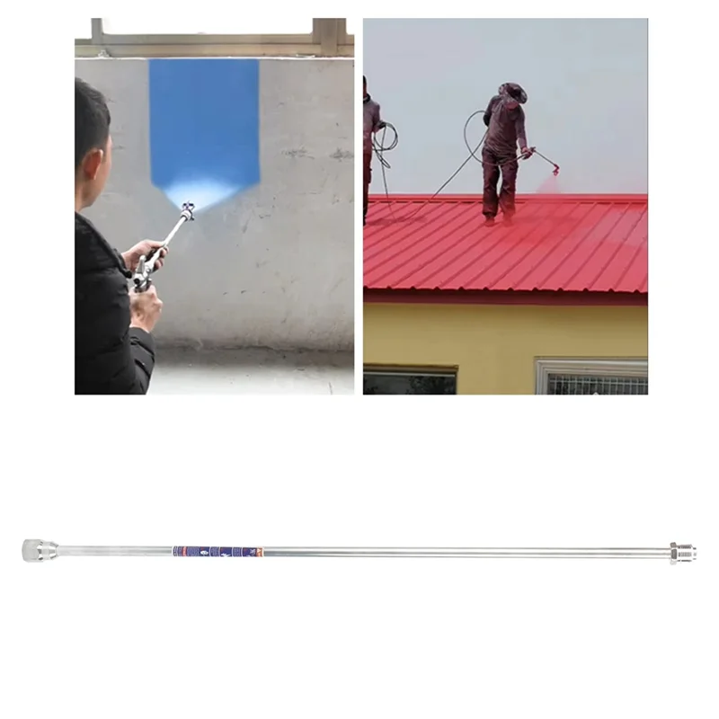 AT19-Spray Gun Extension Rod Universal Paint Sprayer Gun Tip Replacement Manual Hardware Tools Supply Kit