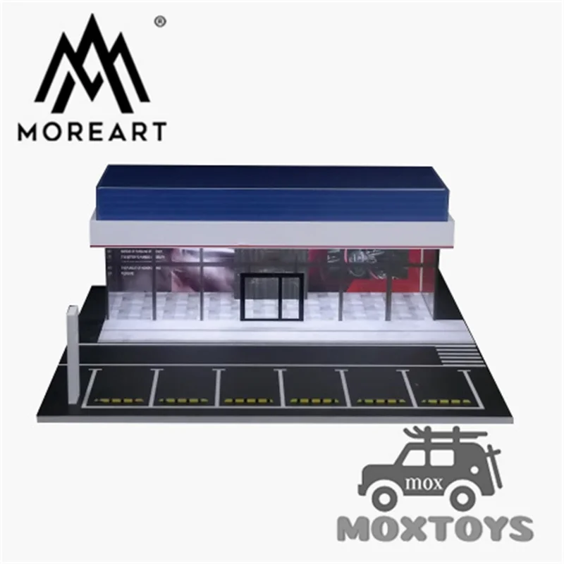 MoreArt 1:64 4S SHOWROOM MODEL Diorama