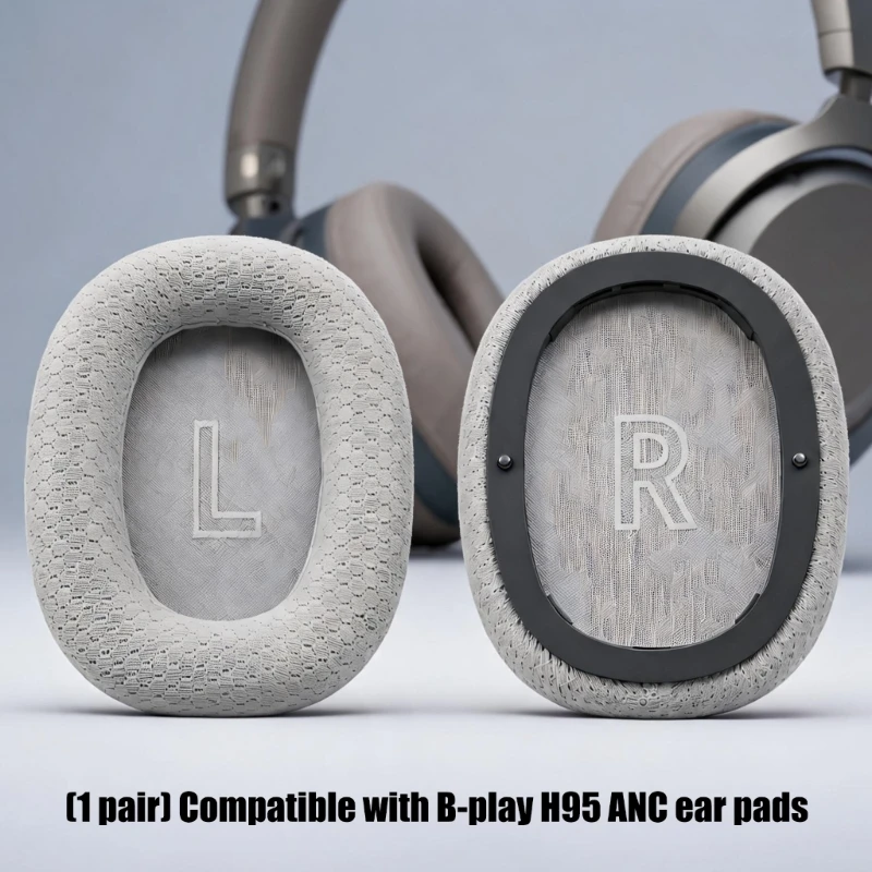 96BA Schaumstoff-Ohrpolster-Ersatzpaar für ovale H95ANC-Kissen zur Wartung von Headsets – Detail 1