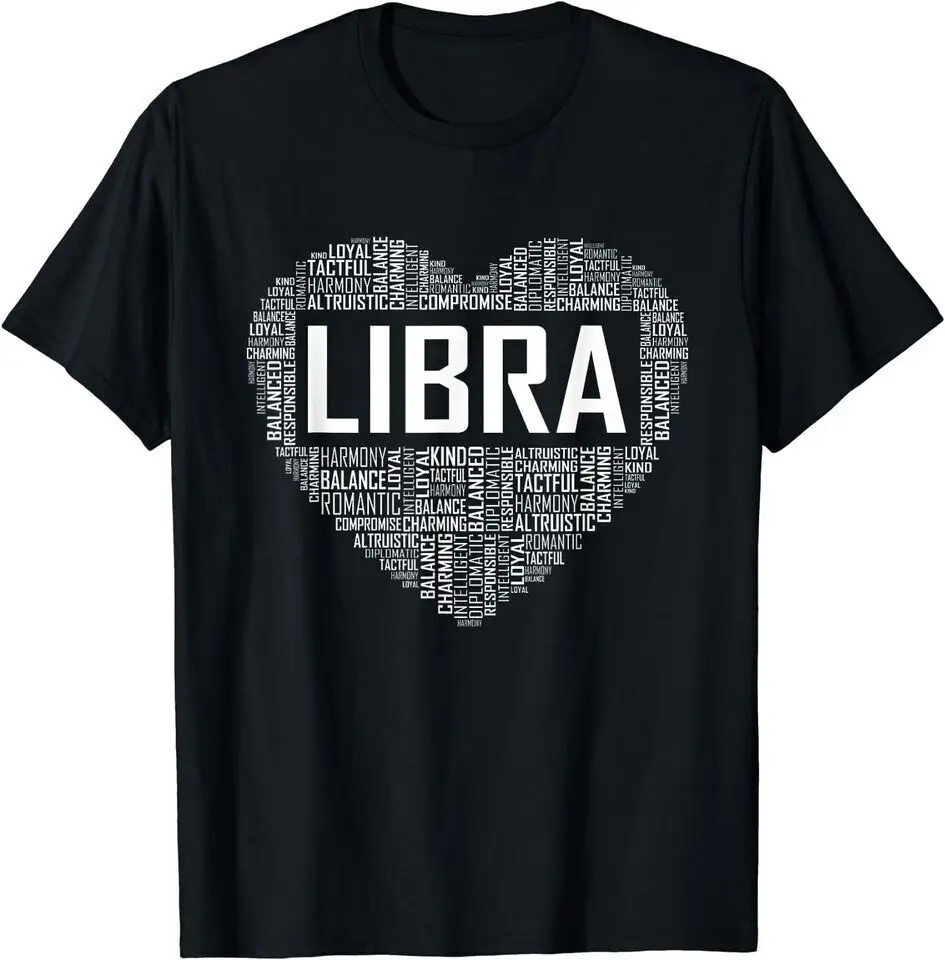 

New Libra Zodiac Traits Horoscope Astrology Sign Unisex Funny T-Shirt USA Tee