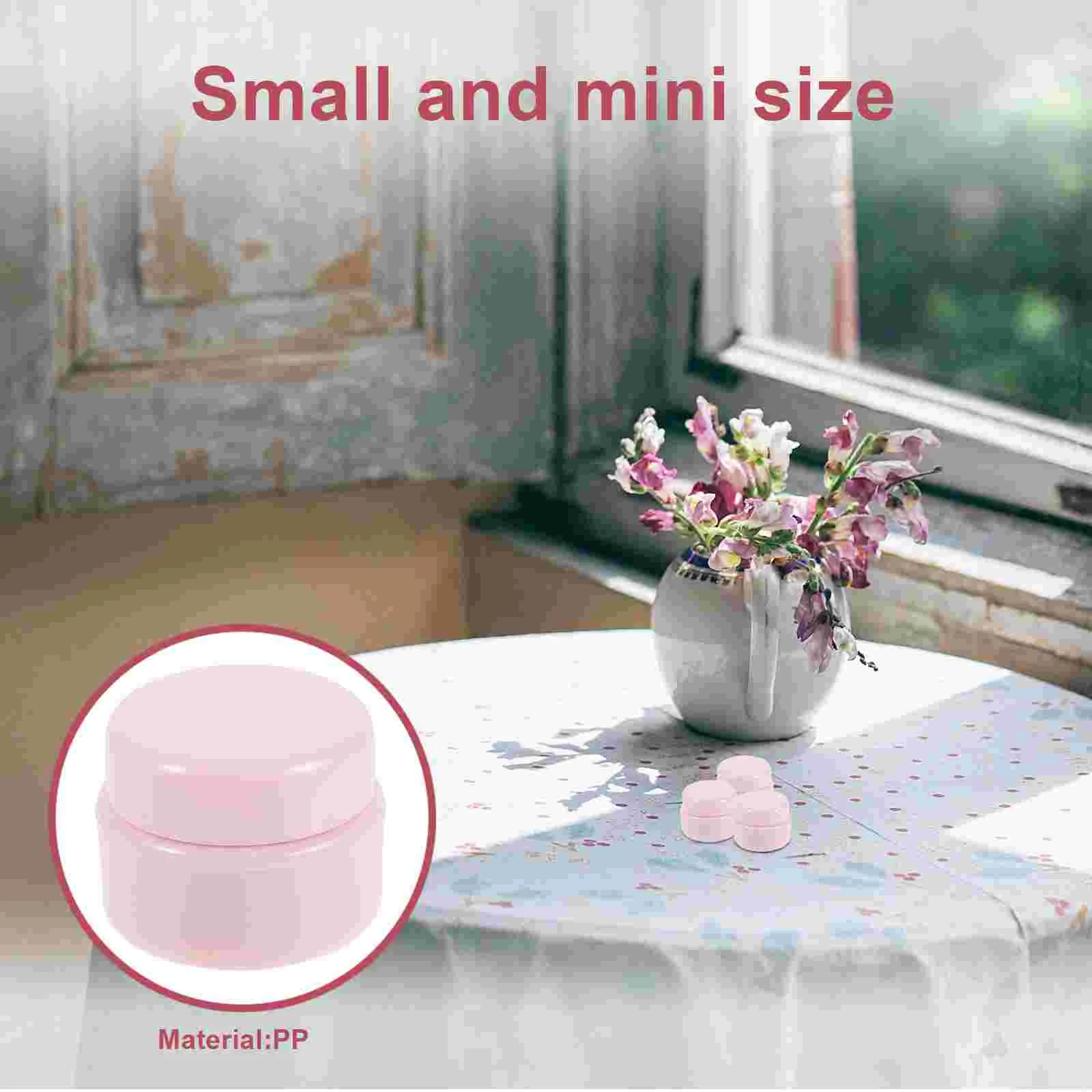 12 Pcs Cream Box Refillable Jars Small Containers Empty Mini Lotion Makeup Pp Travel Plastic Boxes with Lids