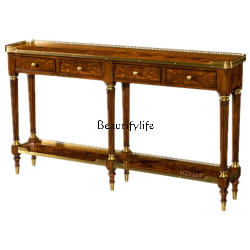 

Light luxury narrow entrance cabinet, decorative edge table, dining side cabinet, sofa back table.