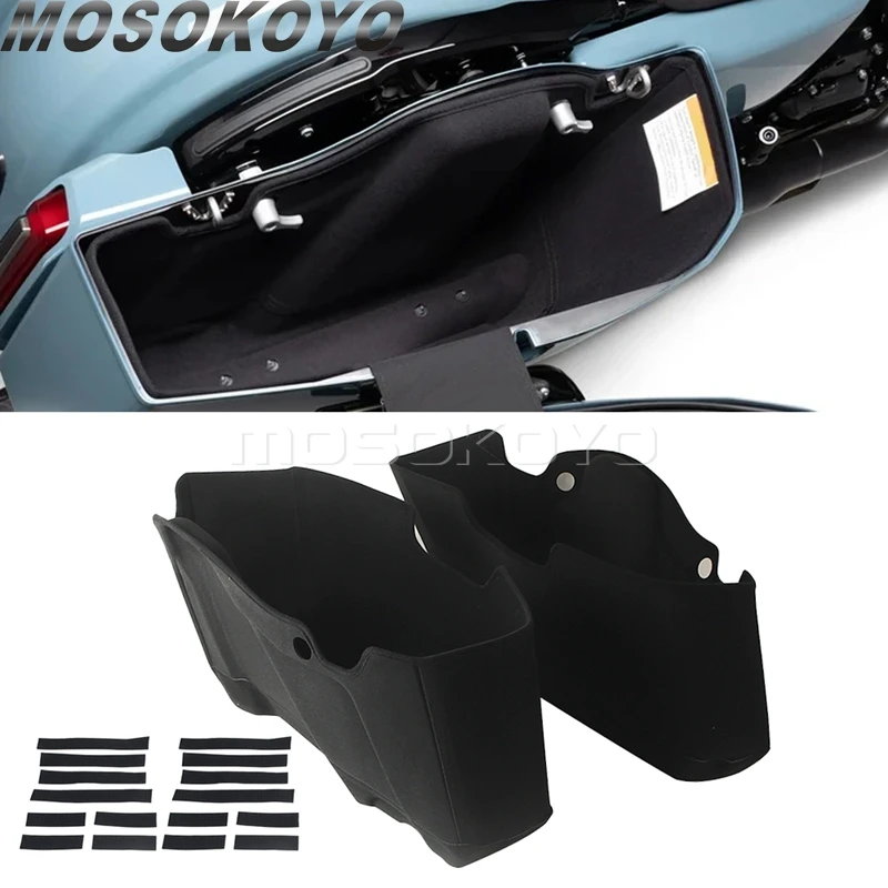 Drop-in Saddlebag Lining Saddle Bag Insert Carpet Liner For Harley Road Glide CVO/SE FLTRXSE CVO ST FLTRXSTSE FLTRX 2024 2023