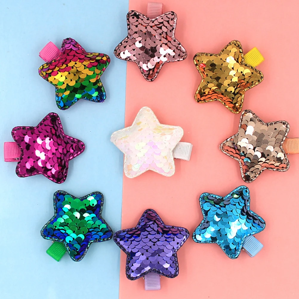 

22 Pcs Heart Shaped Hair Clips Durable Material Kids Barrette Accessories Child Hair Pins Headdress Christmas Gift