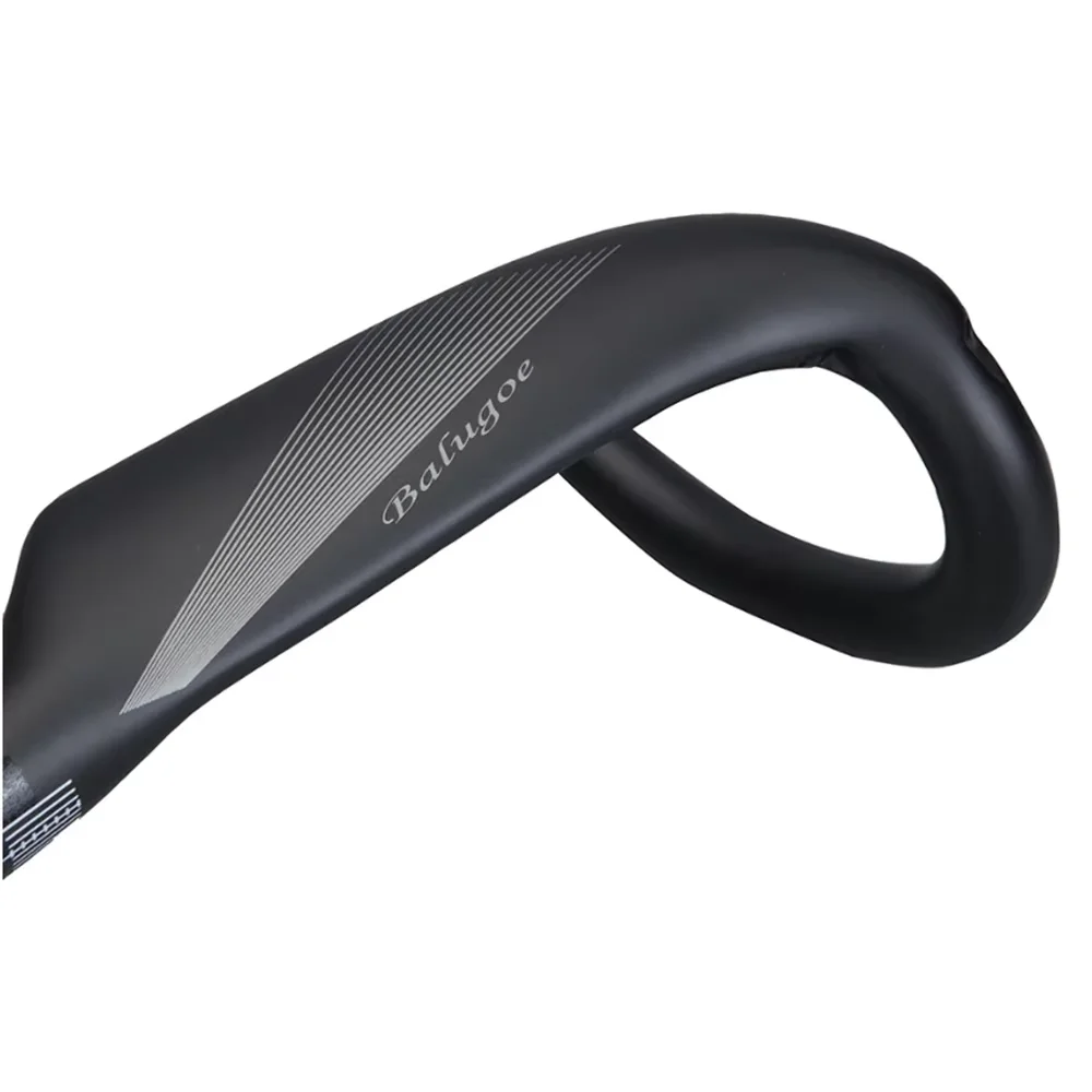 BALUGOE  Carbon Fiber High Intensity Split Flat Handle Road Bicycle Handlebars Internal Wiring 3k Glossy/UD matte 31.8mm Cycling