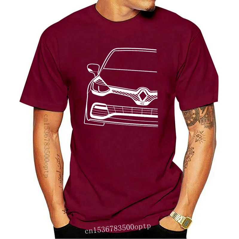Camiseta Renoult Clio 4 RS Cosuol для мужчин, camisa de cuello redondo, camiseta odult, FN colores, опциональная