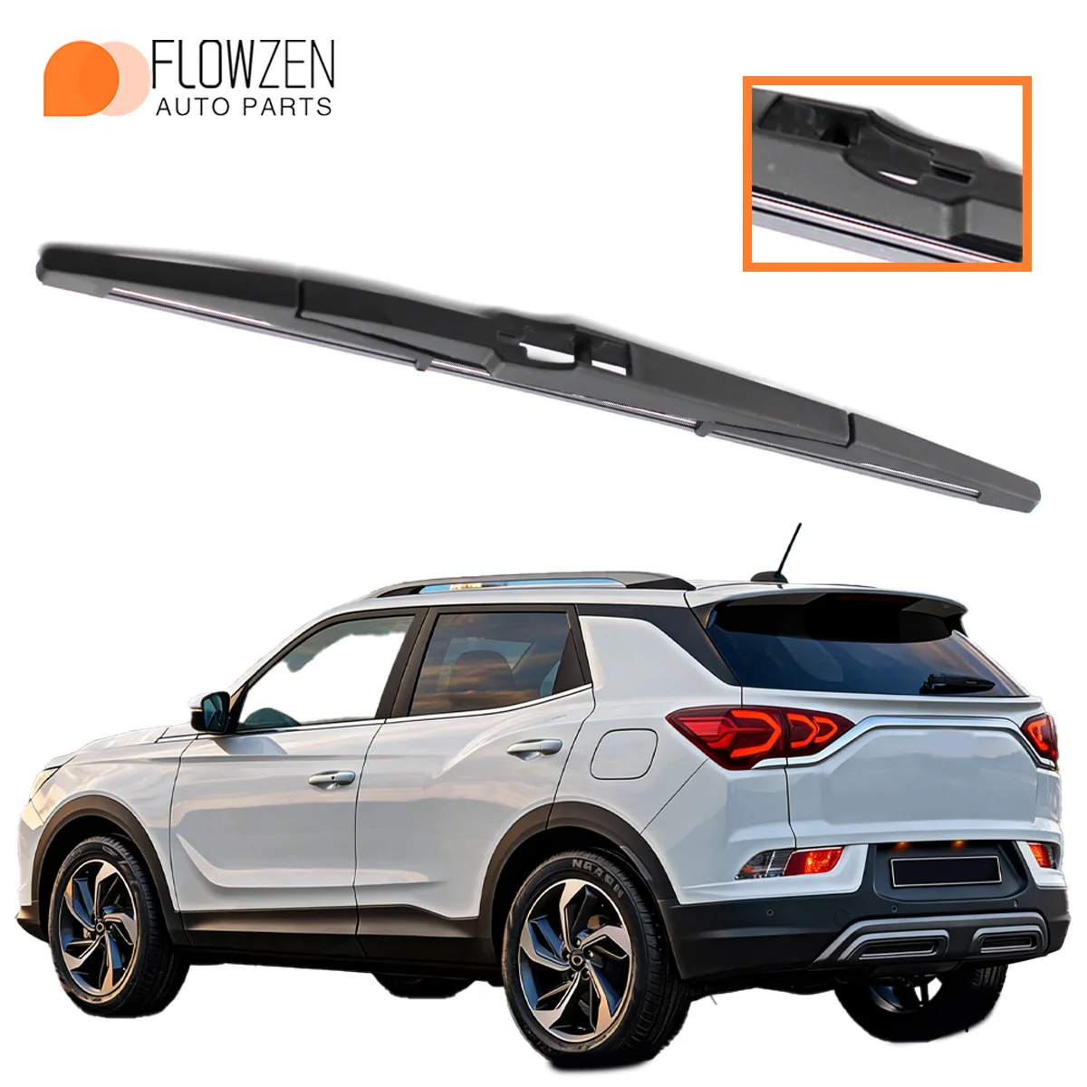 1 Stück Passend für Ssangyong Korando C New Actyon 2011-2019 Autoteile Heckscheibenwischerblätter Scheibenwischerzubehör