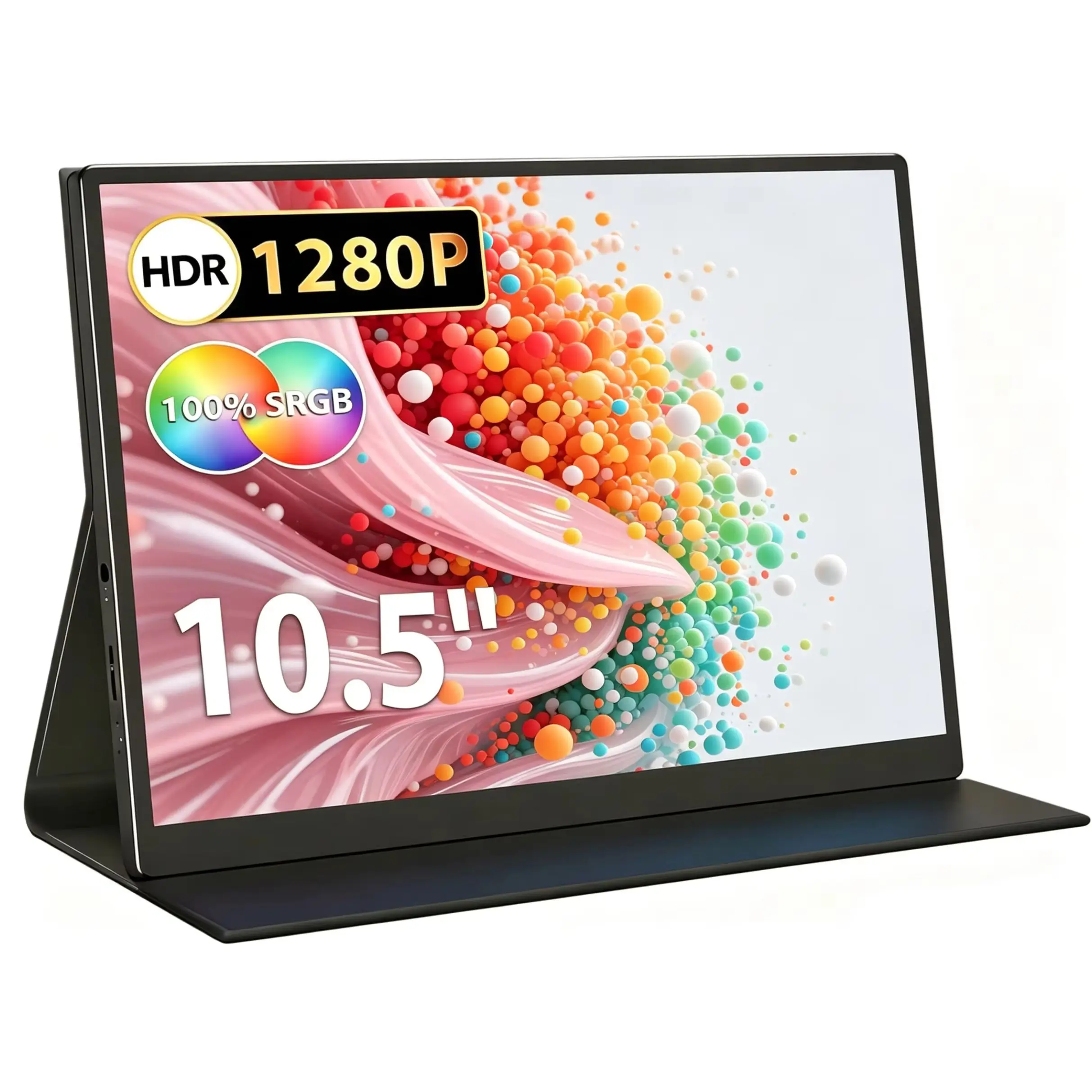 AHXJKA 10.5 Inch Portable Monitors 1920*1280P FHD IPS 100%sRGB With Type-C Mini HDMI For Phone Laptop PS4/5 XBox Dack PS Switch