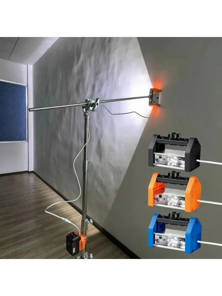 Lampe d'importation LED spéciale pour le polissage des murs, lampe d'angle transparente, perle d'acceptation murale, outil auxiliaire de polissage de peinture