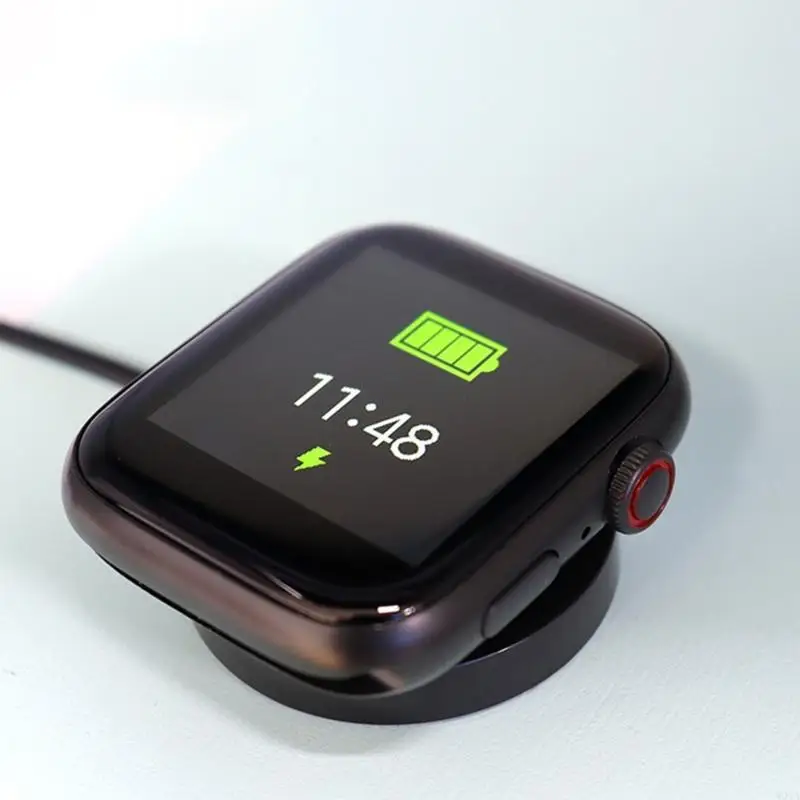 W91A SmartWatch Carder Carder Crackle Crackle Clacon, совместимый с T500 USB -зарядным держателем, держатель