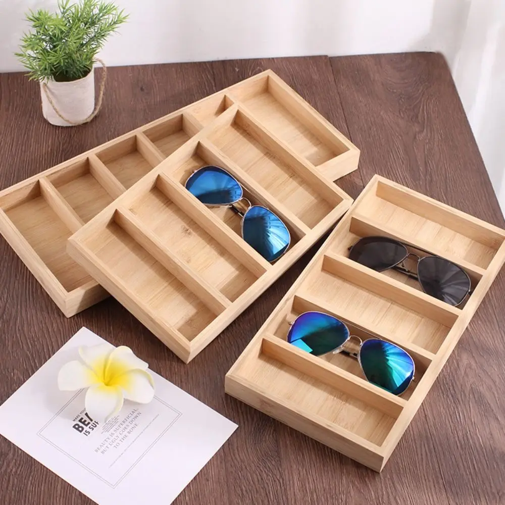 

4/5/6 Slot Wooden Glasses Case Grids Eyewear Holder Sunglasses Box Glasswear Box Jewelry Organizer Jewelry Display Box Hanging
