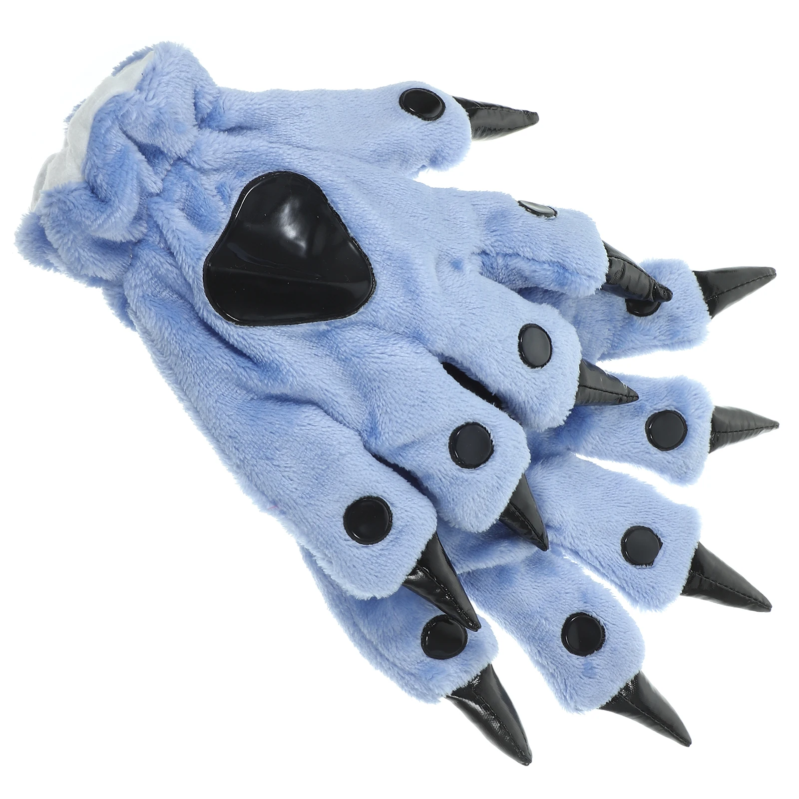 

1Pair Dinosaur Claw Cartoon Gloves Creative Warm Winter Role- Christmas Thickened Gloves Animal Palm Accessories