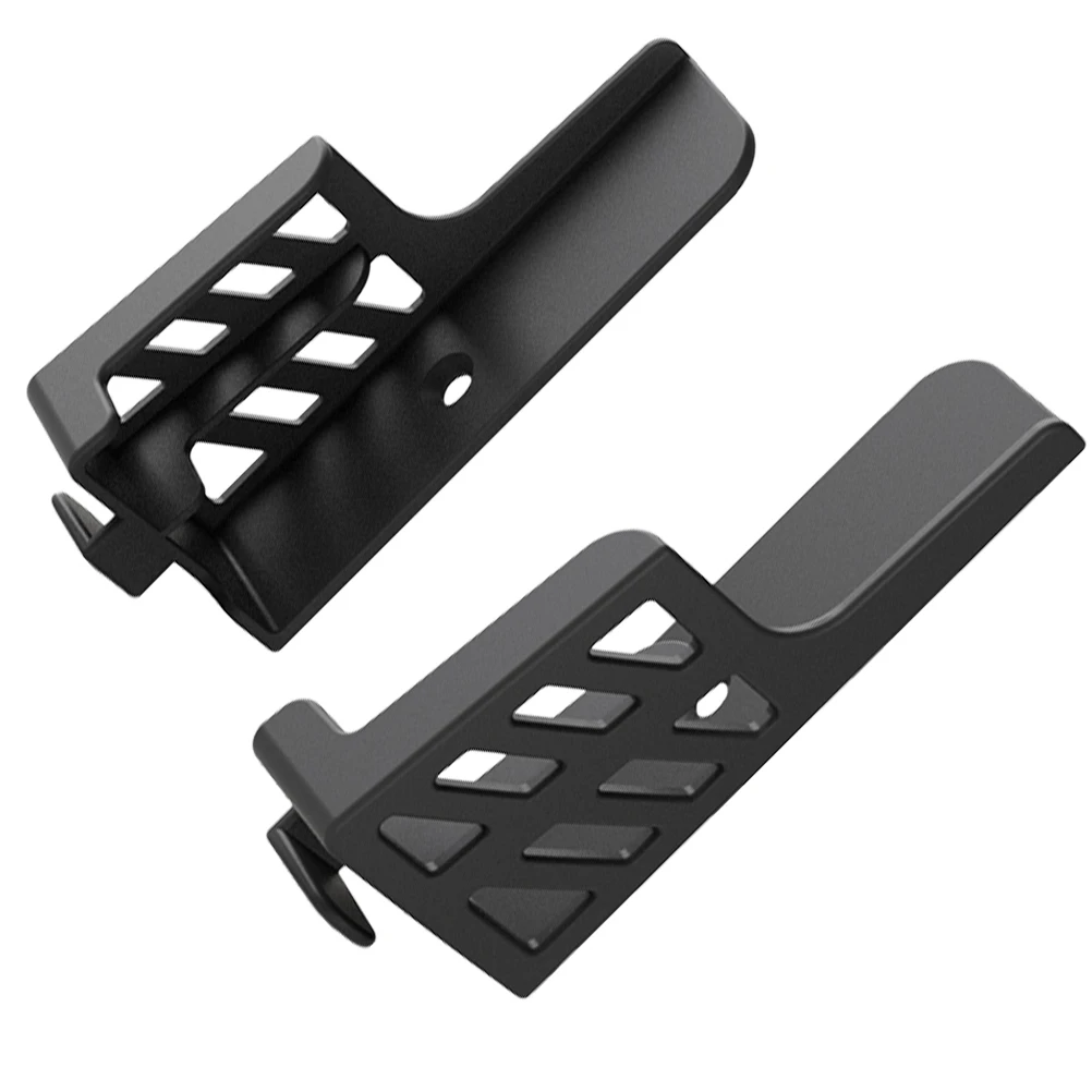 

1pc Dual Slot Phone Bracket Double Holder Wall Hanging Rack Adjustable Angle Stand Tablet Mount Rotatable Design Vent