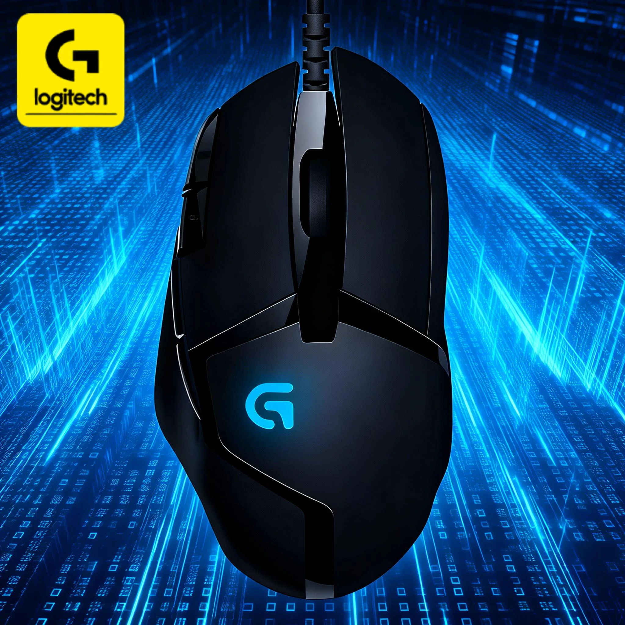

Logitech G402 wired gaming mouse, with macro operation programming, compatible with both PCs and laptops, performs well for both